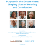 report cover: Purpose in the Encore Years