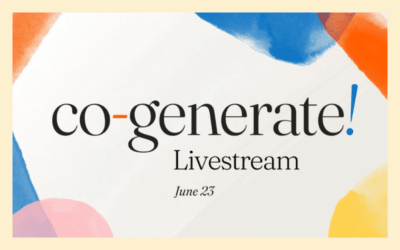 CoGenerate Livestream
