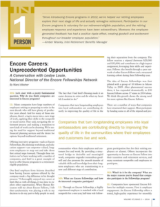 Unprecedented Opportunities Report Cover