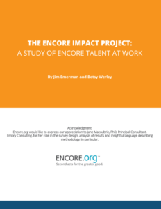 The Encore Impact Project Report Cover