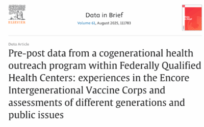 Data in Brief – from Encore Intergenerational Vaccine Corps