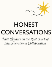 Report cover for Honest Conversations: Faith Leaders on the Real Work of Intergenerational Collaboration