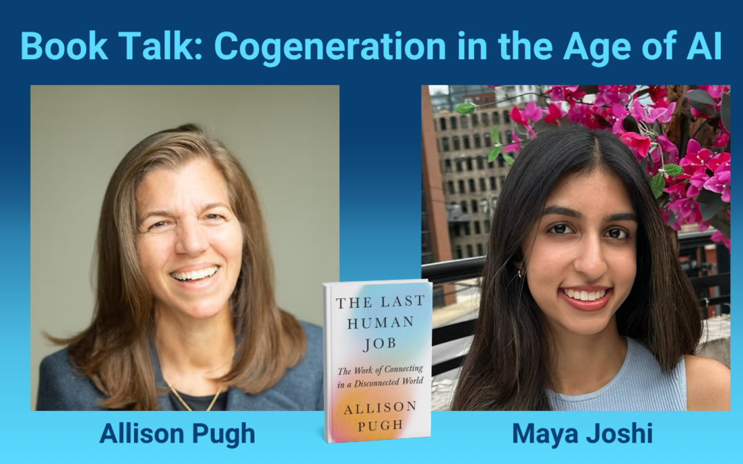 Event Recording: Book Talk: Cogeneration in the Age of AI