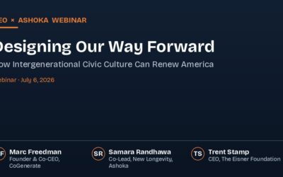 Designing Our Way Forward: How Intergenerational Civic Culture Can Renew America