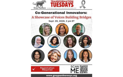 Co-Generational Innovators: A Showcase of Voices Building Bridges, Transformation Tuesday